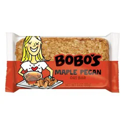 Bobo's Maple Pecan Oat Bar 3 oz. Wrapper