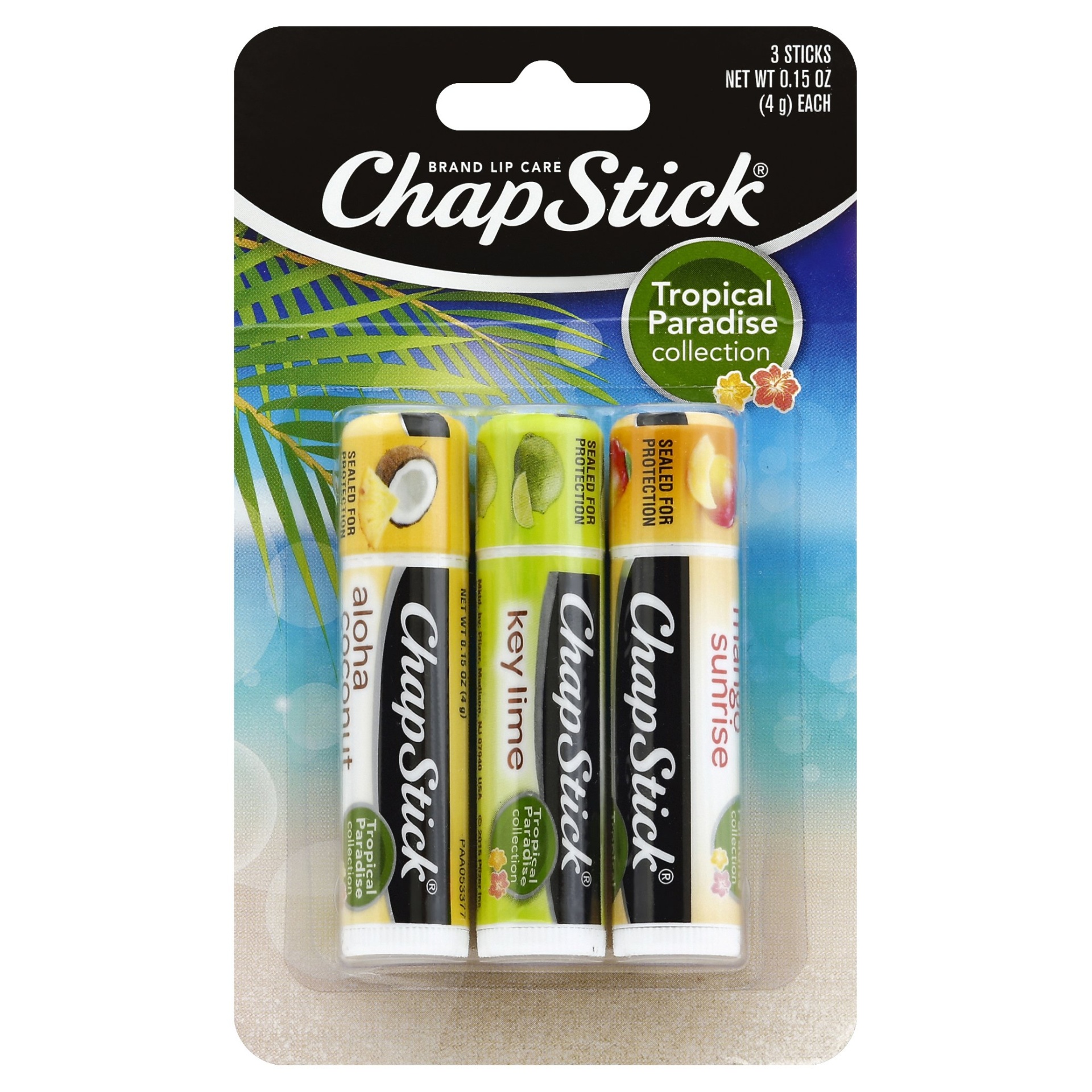 slide 1 of 1, ChapStick Lip Care 3 ea, 3 ct