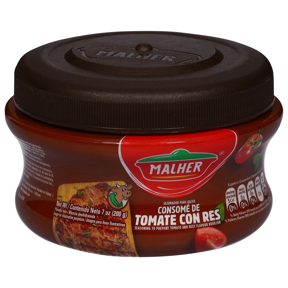 slide 8 of 14, Malher Tomato and Beef Flavor Seasoning 7 oz, 200 gram