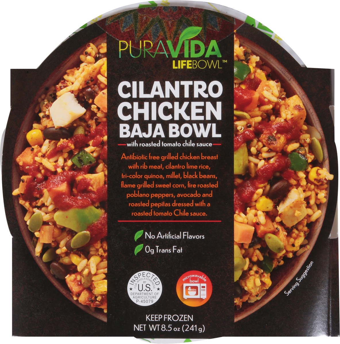 slide 3 of 13, PuraVida Life Bowl Cilantro Chicken Baja Bowl 8.5 oz, 8.5 oz