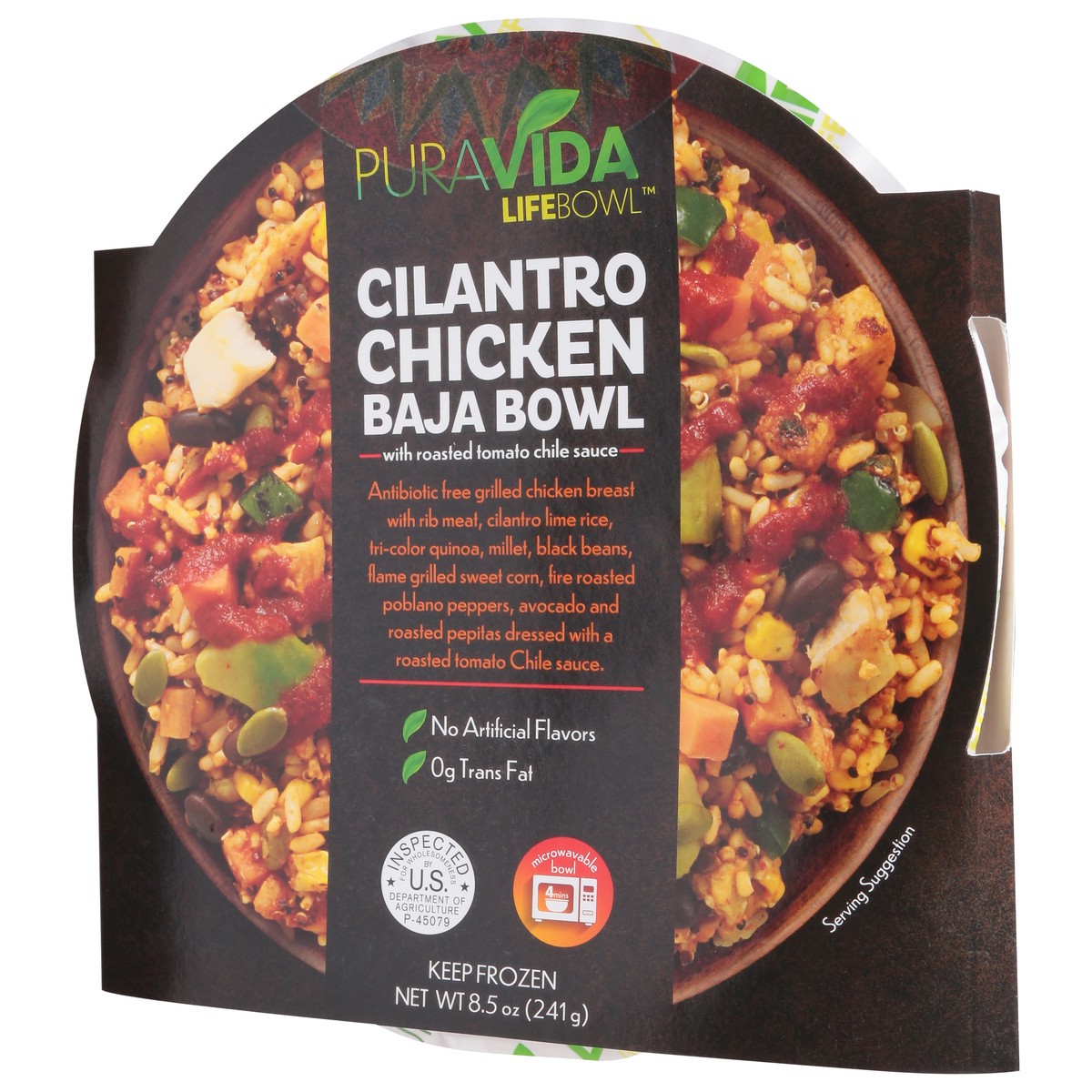 slide 8 of 13, PuraVida Life Bowl Cilantro Chicken Baja Bowl 8.5 oz, 8.5 oz