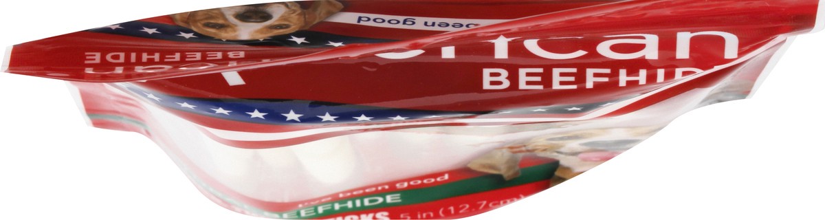 slide 5 of 7, Pet Factory Ry American Beefhide Twist Sticks, 25 ct