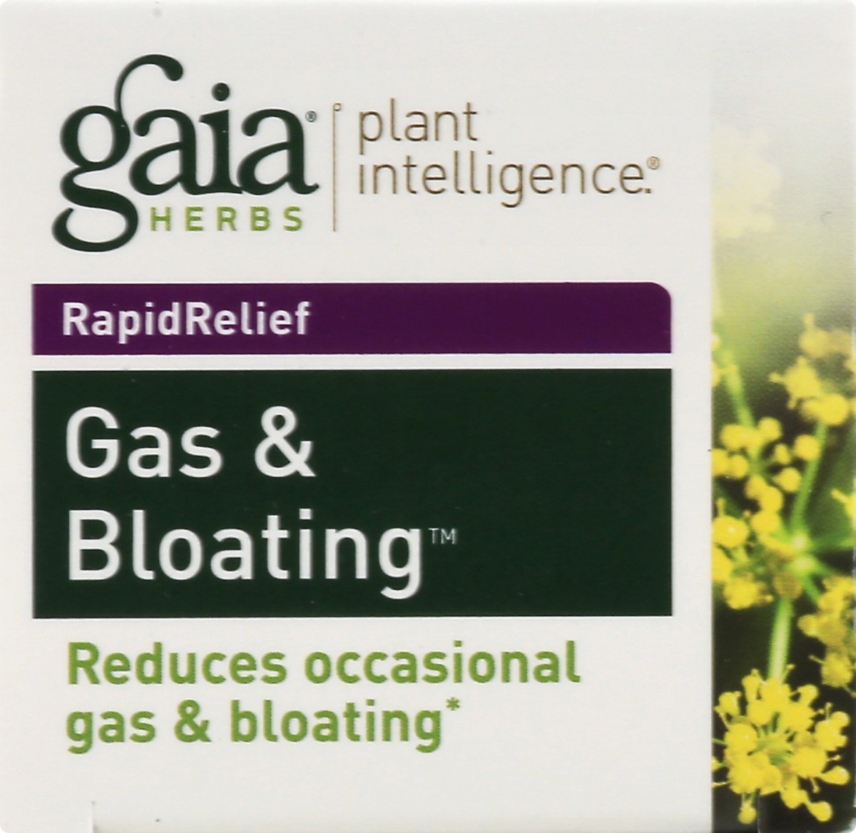 slide 9 of 9, Gaia Gas & Bloating, 50 ct