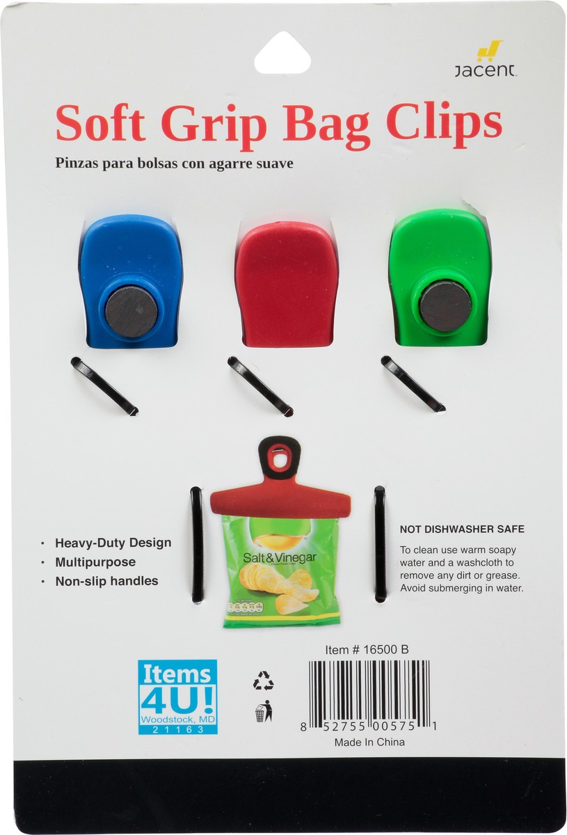 slide 9 of 12, Culinary Elements Lami Bag Clips - Soft Grip, 1 ct