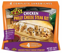 J.T.M. Chicken Philly Cheese Steak Kit