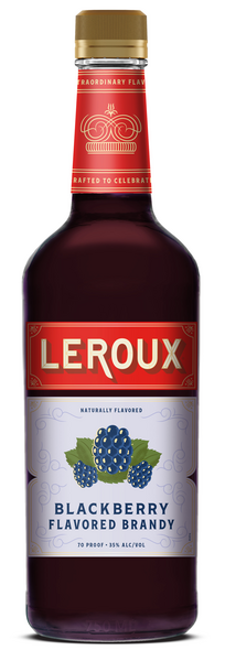 slide 1 of 1, Leroux Blackberry Flavored Grape Brandy, 750 ml