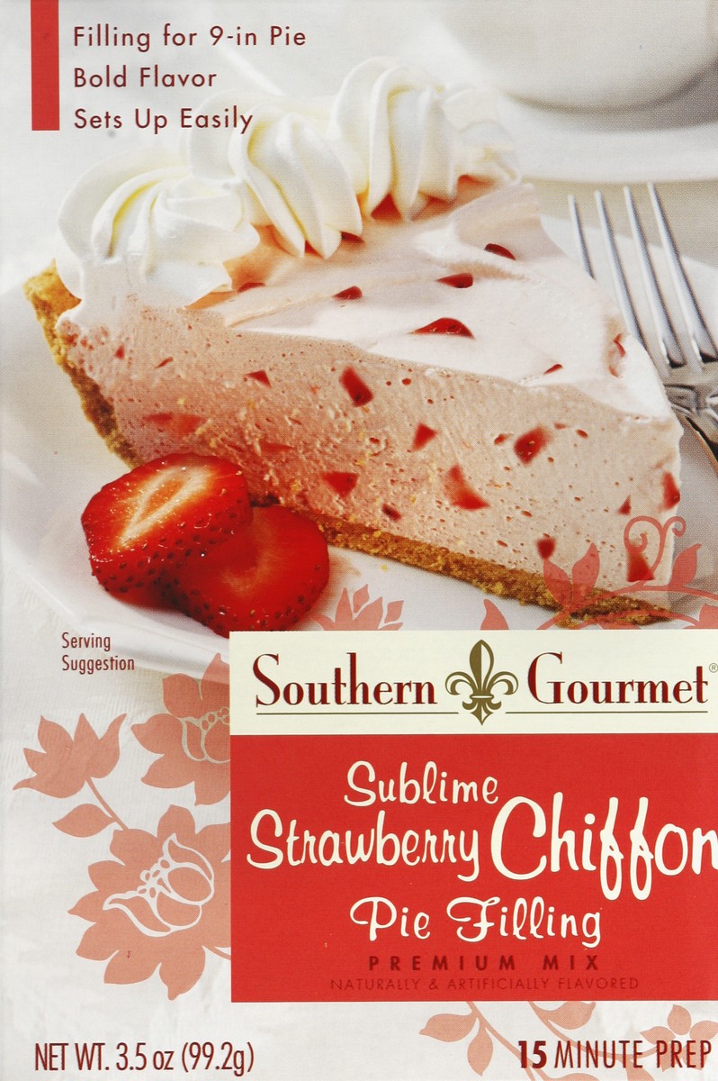 slide 3 of 4, Kent Precision Foods Group, Inc. Southern Gourmet Sublime Strawberry Chiffon Pie Filling Premium Mix, 3.5 oz