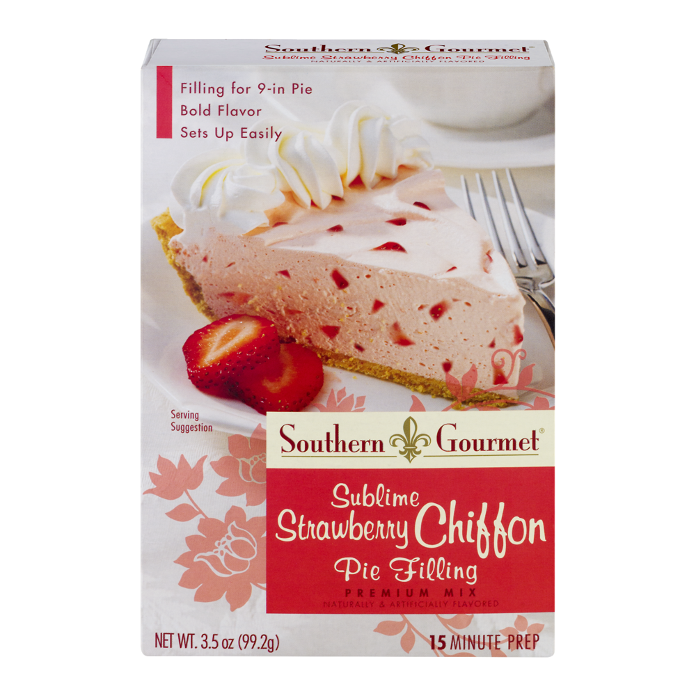 slide 1 of 4, Kent Precision Foods Group, Inc. Southern Gourmet Sublime Strawberry Chiffon Pie Filling Premium Mix, 3.5 oz