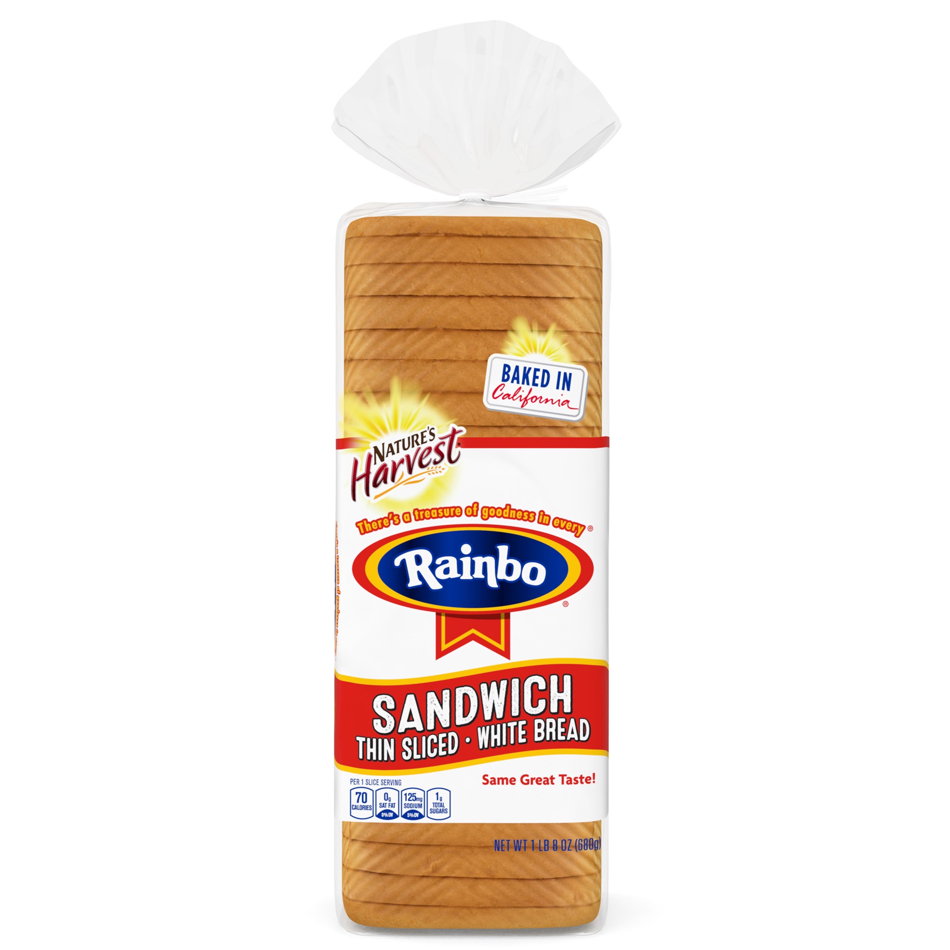 slide 1 of 5, Rainbo / NH Sandwich White Bread, 24 oz, 24 oz
