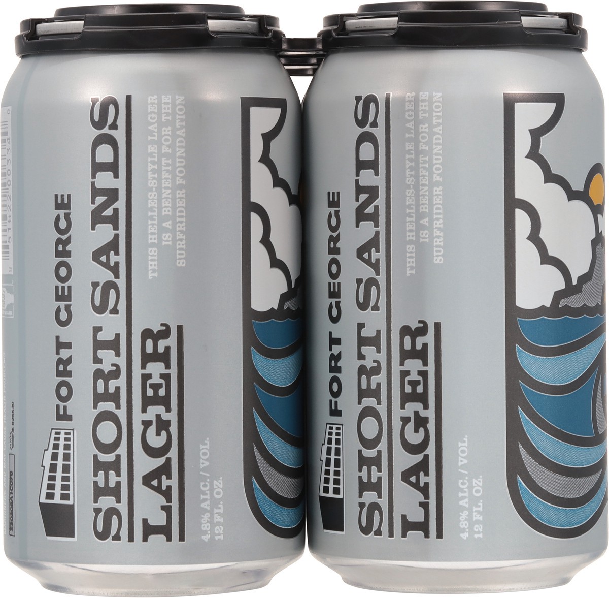 slide 9 of 10, Fort George Lager Short Sands Beer 6 - 12 fl oz Cans, 6 ct