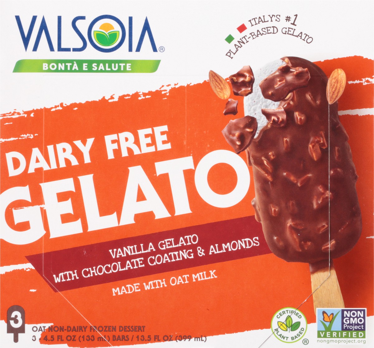 slide 6 of 13, Valsoia Gelato Bars, 13.5 oz