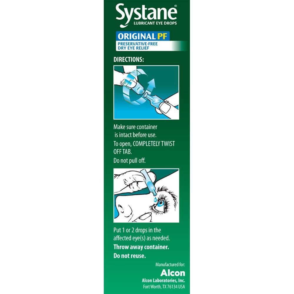 slide 3 of 4, Systane Lubricant Eye Drops Preservative Free Vials, 28 ct; 0.01 fl oz
