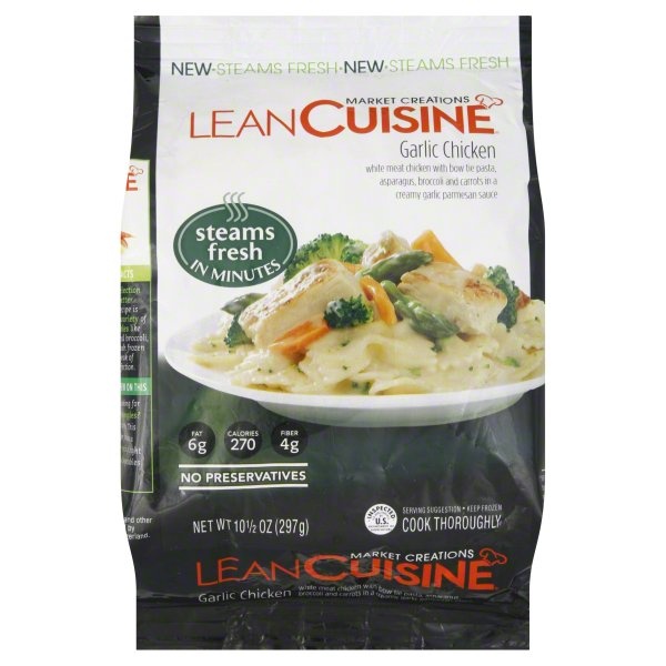 slide 1 of 1, Lean Cuisine Garlic Chicken, 1 ct