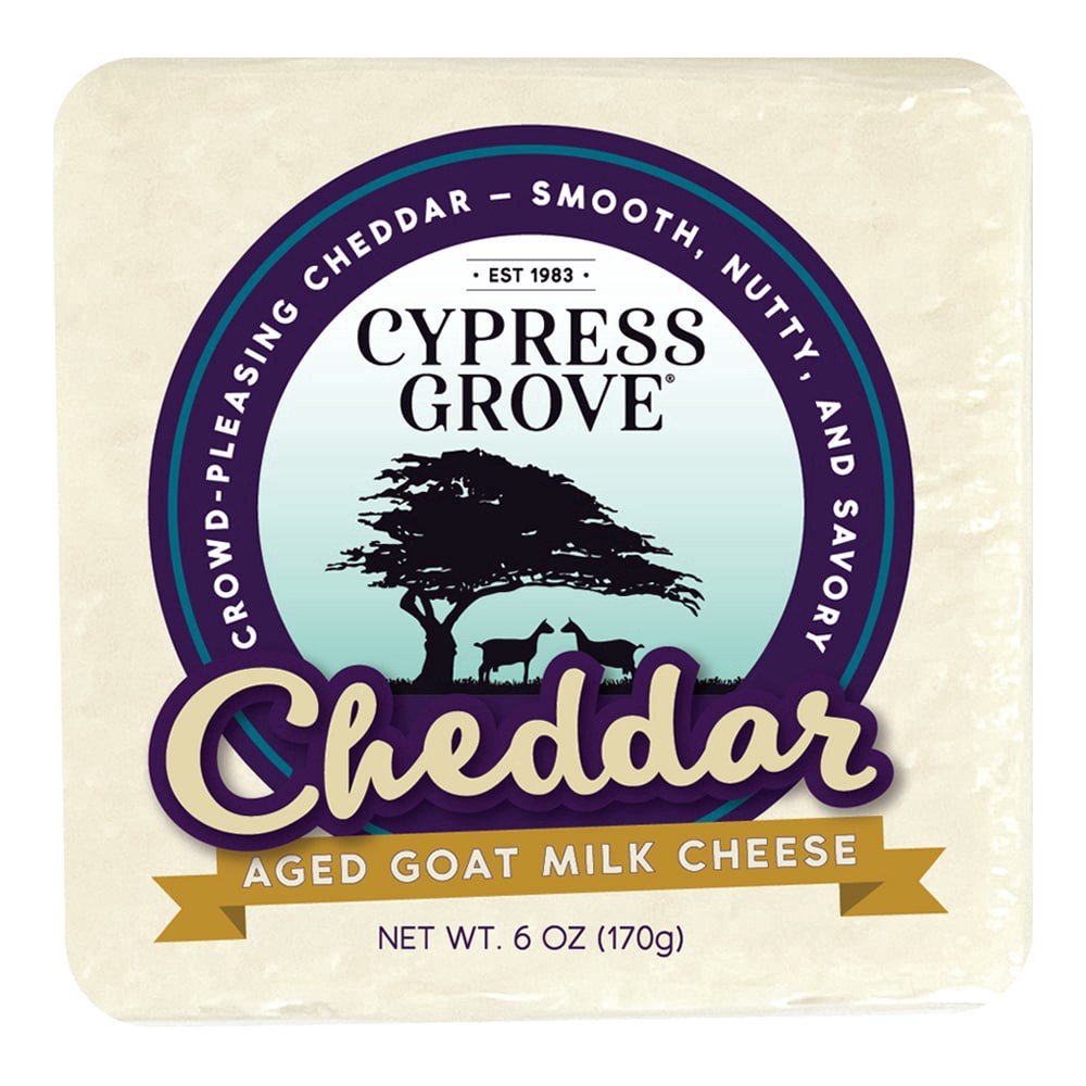 slide 1 of 2, Cypress Grove Aged Goat Milk Cheddar Cheese, 6 oz
