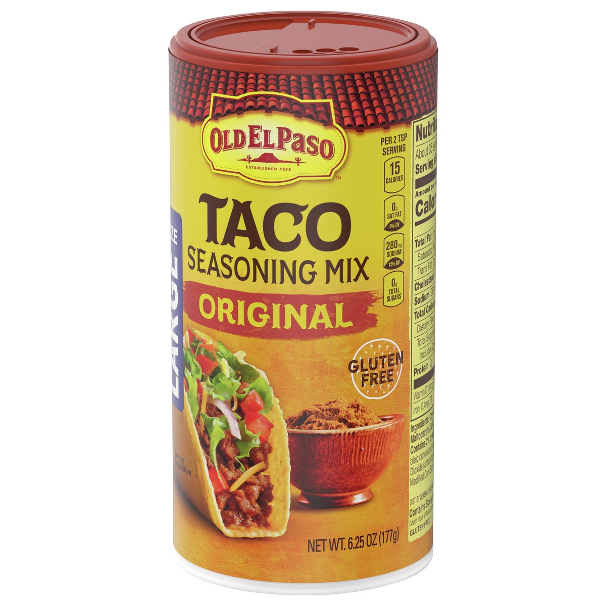 slide 2 of 9, Old El Paso Taco Seasoning Mix Original 6.25oz, 6.25 oz