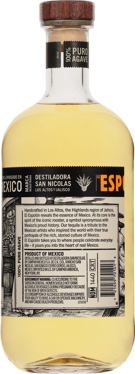 slide 3 of 9, Espolon Tequila Reposado, 1L, 1 liter