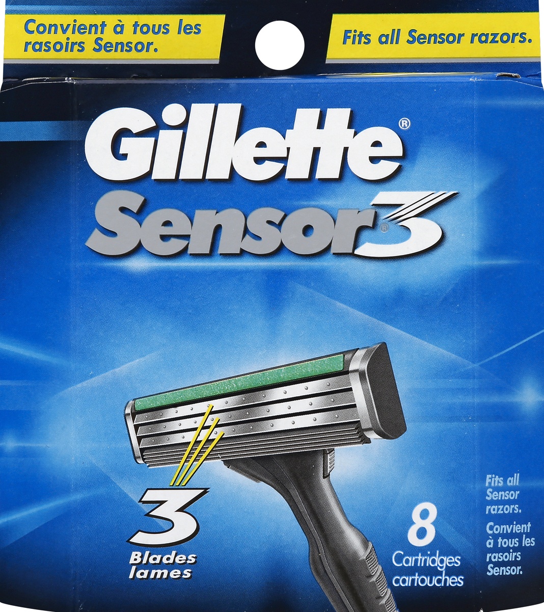 slide 4 of 5, Gillette Cartridges 8 ea, 8 ct