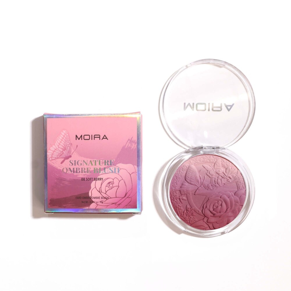 slide 1 of 1, Moira Signature 008 Soft Berry Ombre Blush, 0.32 oz