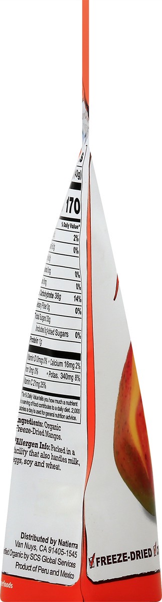 slide 8 of 11, Natierra Nature's All Foods Freeze Dried Organic Mangoes, 1.5 oz