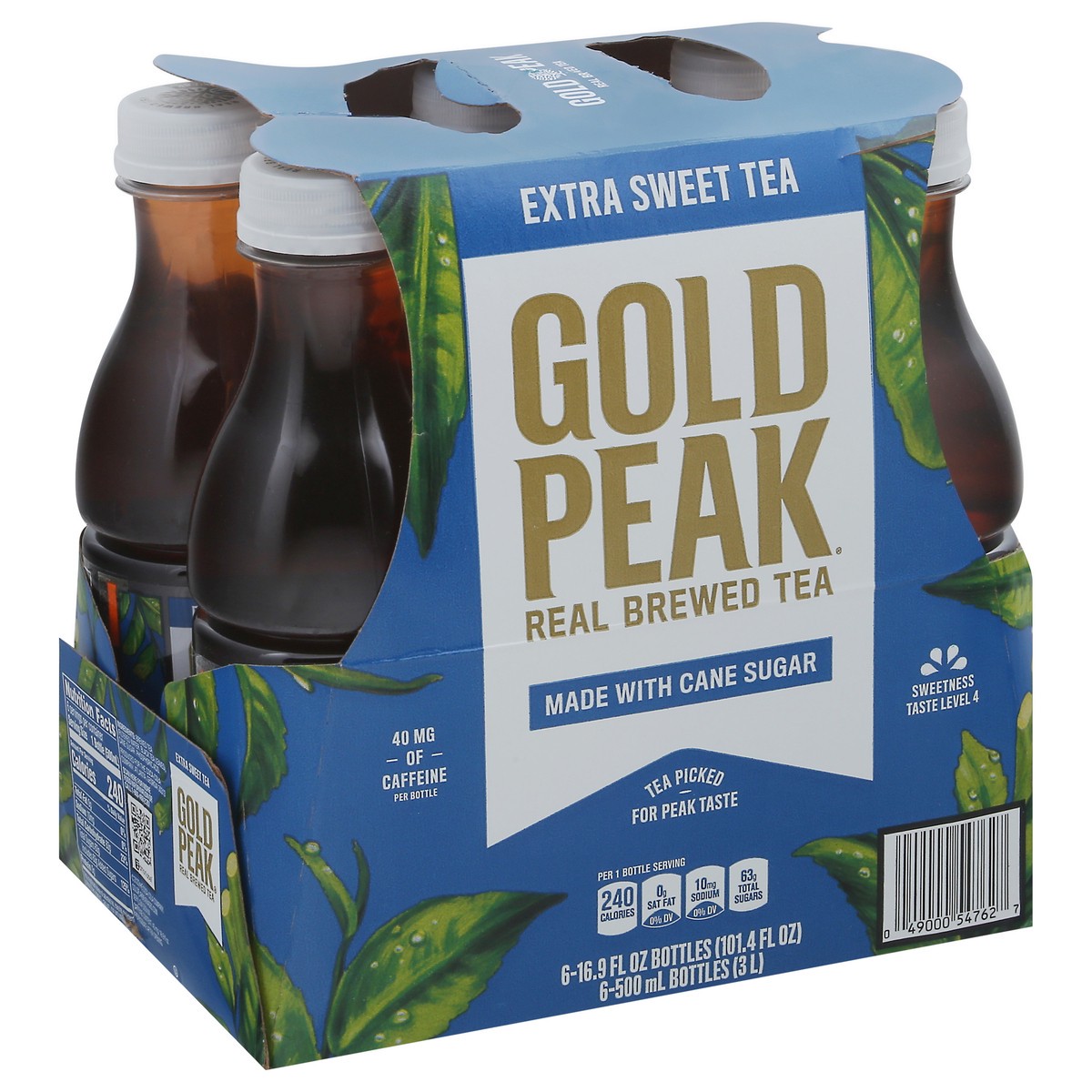slide 3 of 9, Gold Peak Extra Sweet Tea Bottles, 16.9 fl oz, 6 Pack, 6 ct; 16.9 oz
