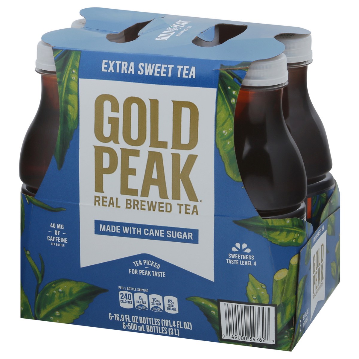 slide 8 of 9, Gold Peak Extra Sweet Tea Bottles, 16.9 fl oz, 6 Pack, 6 ct; 16.9 oz