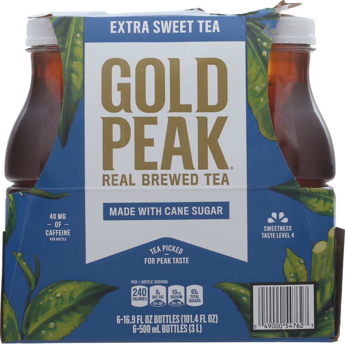 slide 9 of 9, Gold Peak Extra Sweet Tea Bottles, 16.9 fl oz, 6 Pack, 6 ct; 16.9 oz