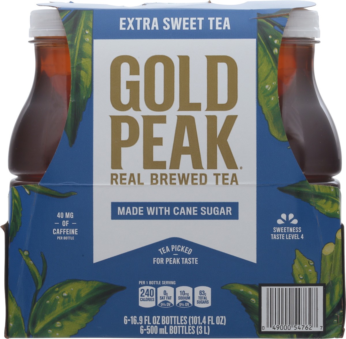 slide 2 of 9, Gold Peak Extra Sweet Tea Bottles, 16.9 fl oz, 6 Pack, 6 ct; 16.9 oz