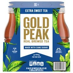 Gold Peak Extra Sweet Tea Bottles, 16.9 fl oz, 6 Pack