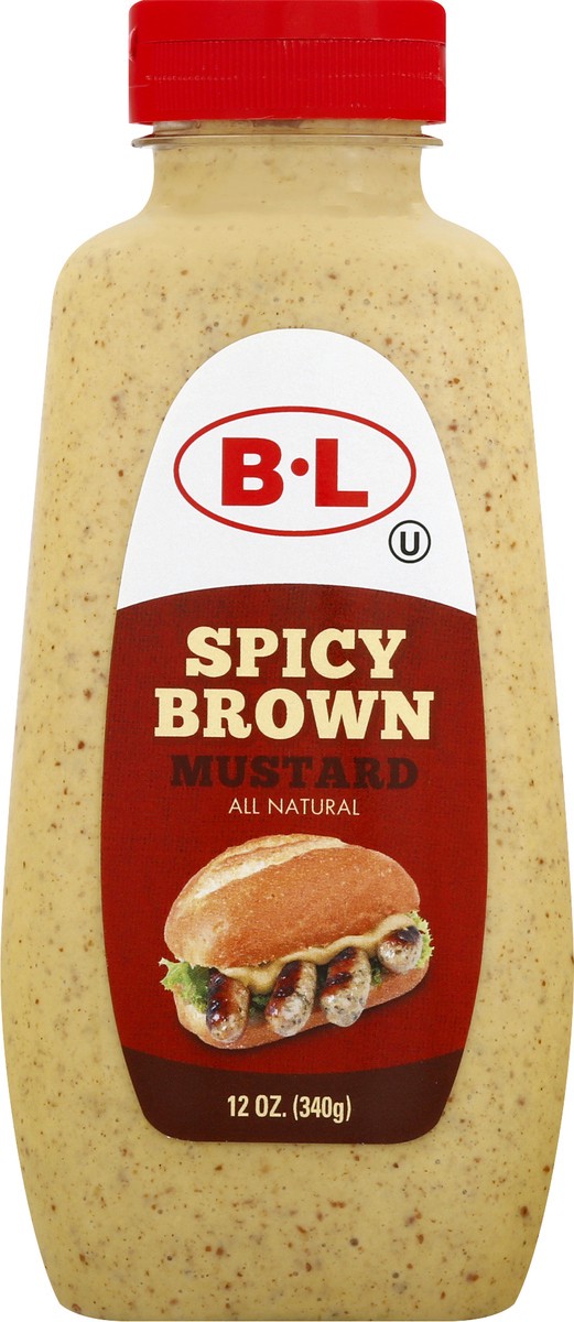 slide 13 of 13, BL Spicy Brown Mustard 12 oz, 12 oz