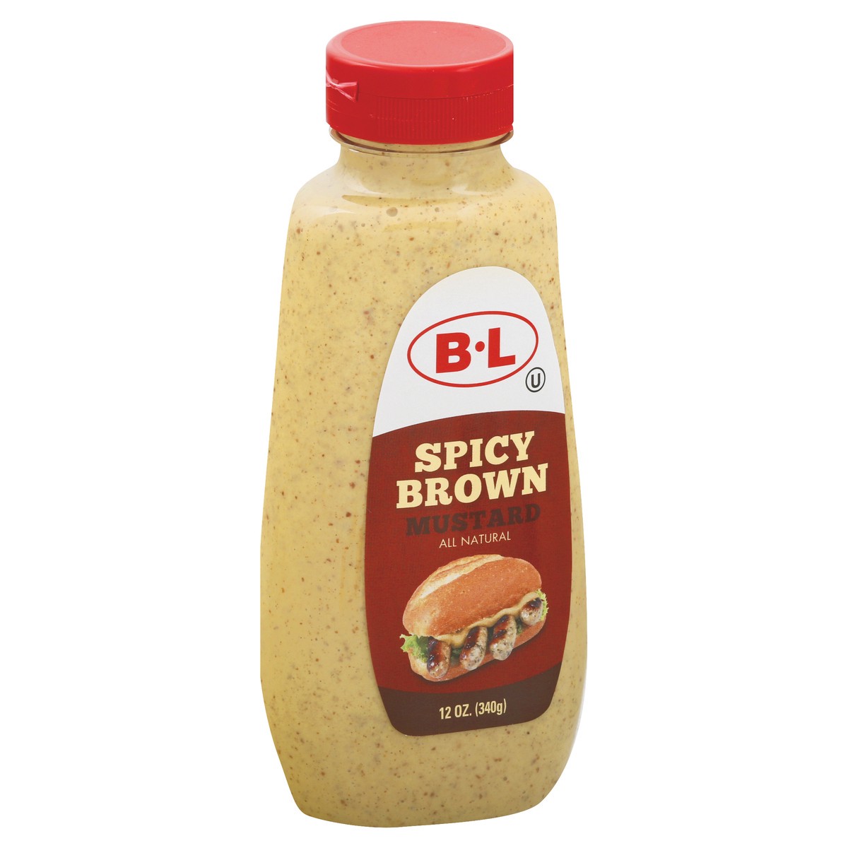 slide 7 of 13, BL Spicy Brown Mustard 12 oz, 12 oz