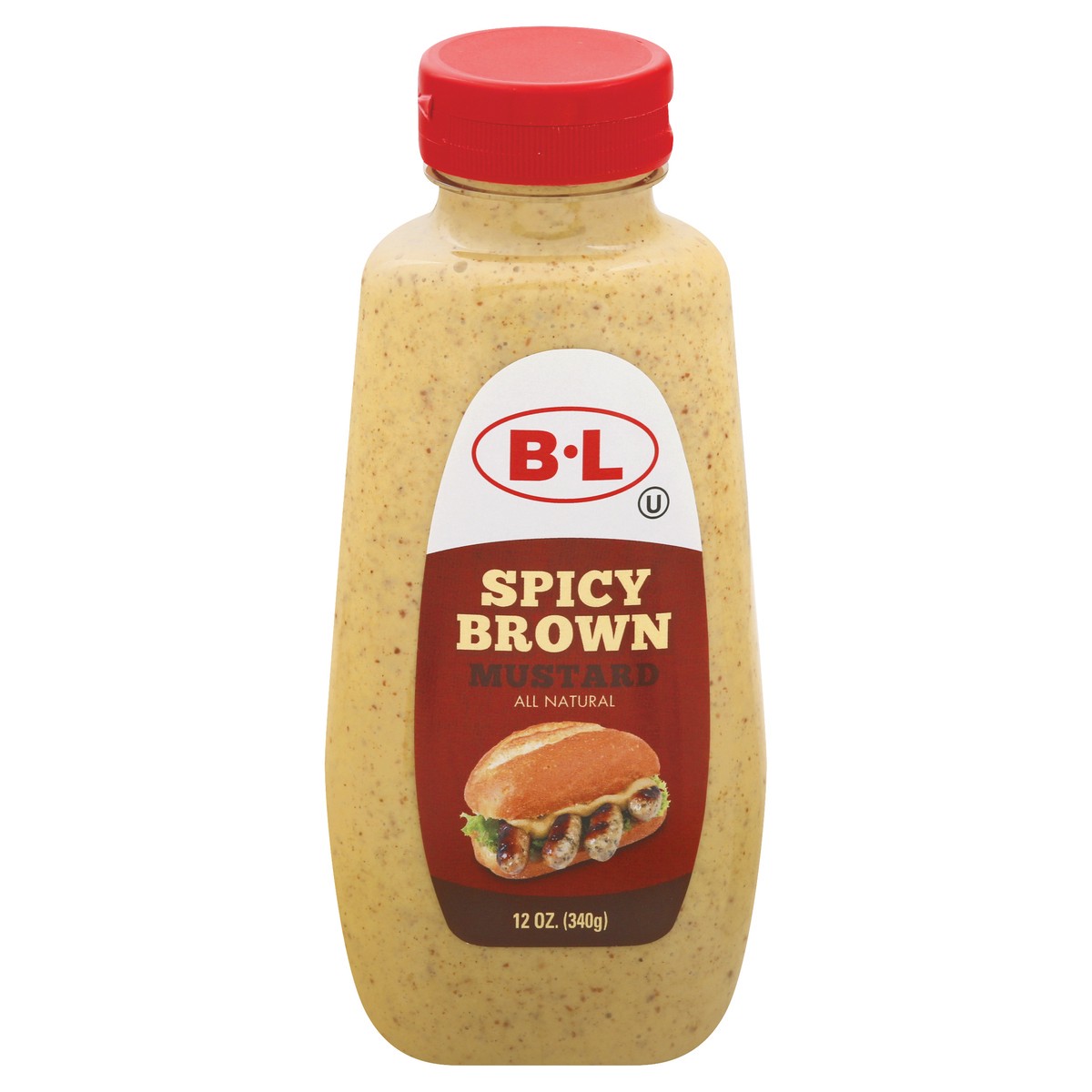 slide 5 of 13, BL Spicy Brown Mustard 12 oz, 12 oz