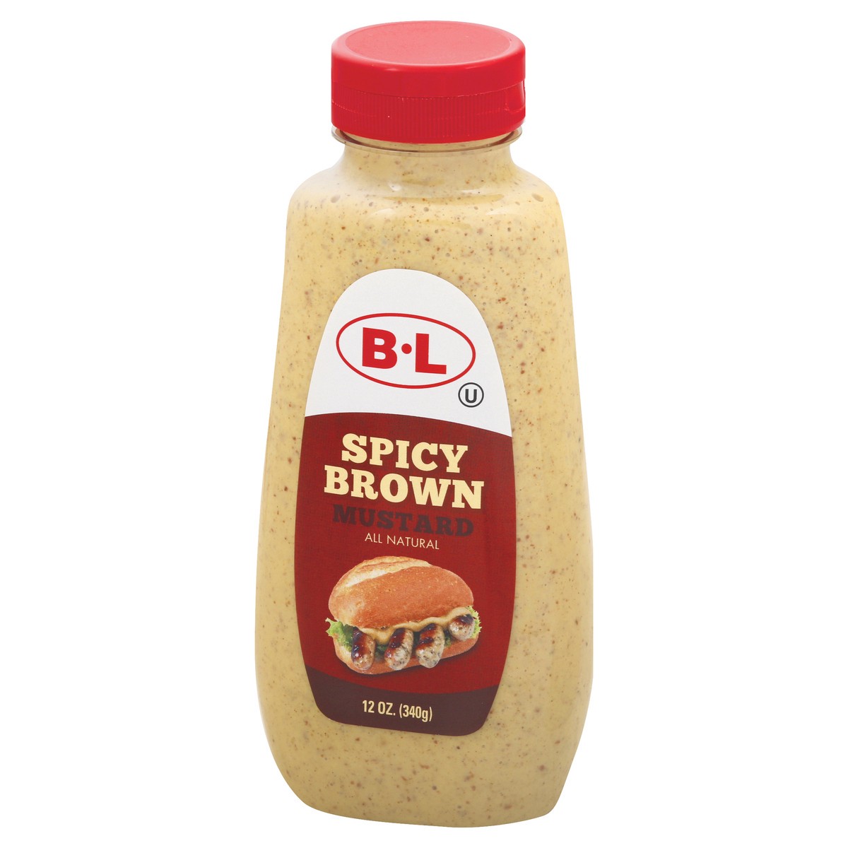slide 12 of 13, BL Spicy Brown Mustard 12 oz, 12 oz