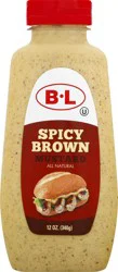 BL Spicy Brown Mustard 12 oz