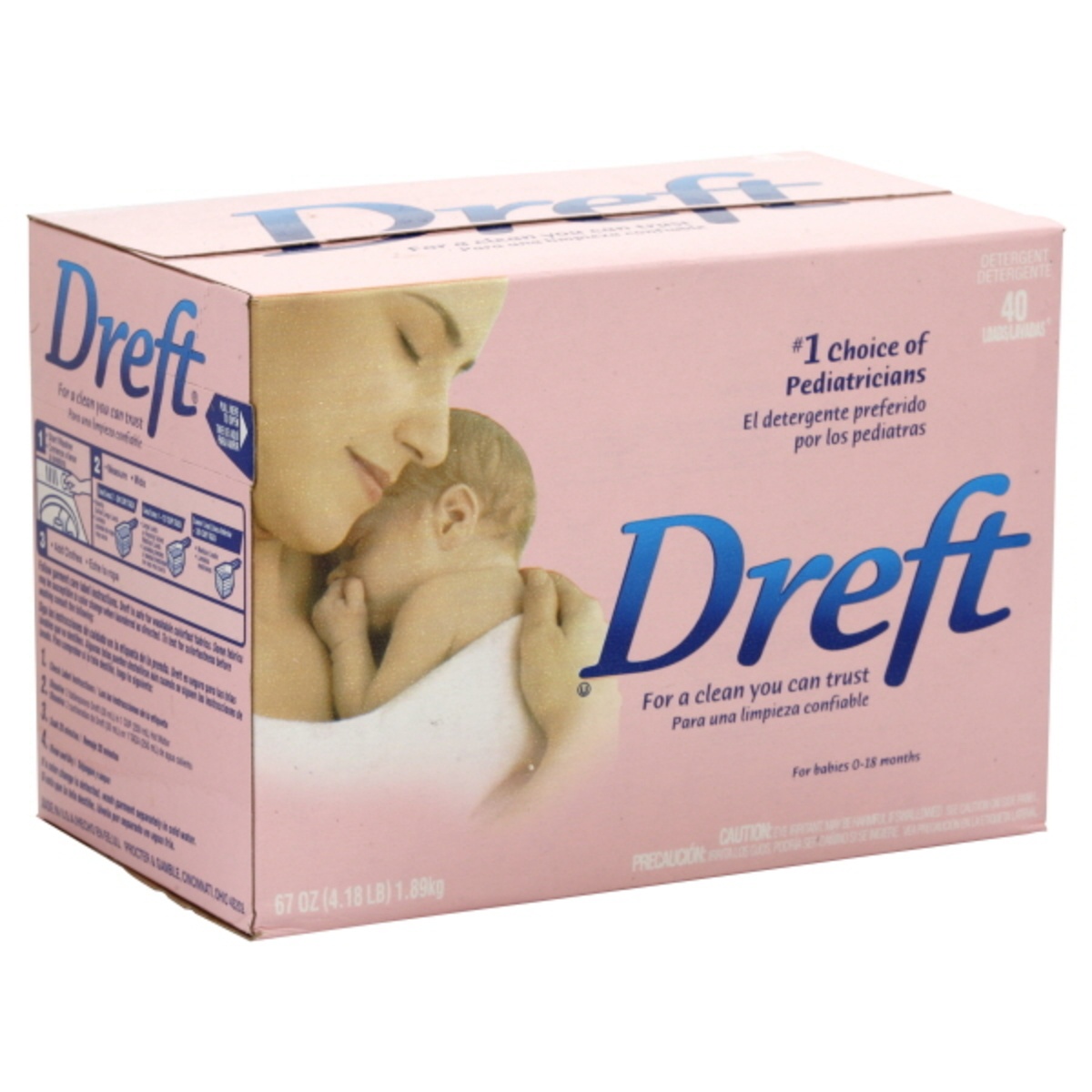 slide 1 of 1, Dreft Detergent 67 oz, 67 oz