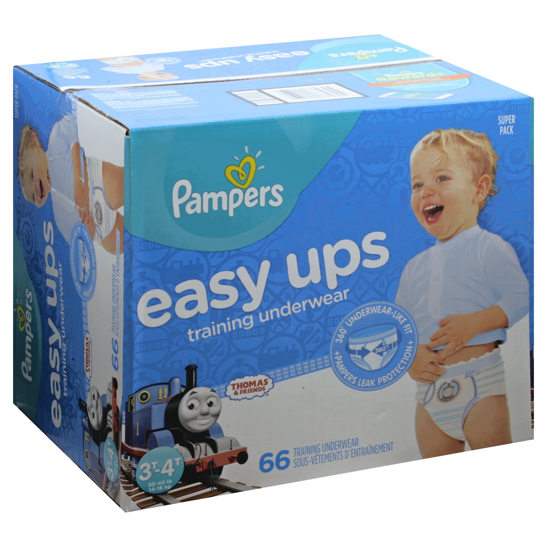 Pampers Easy Up Thomas & Friends Training Pants 3T/4T BOY 72 ct Shipt