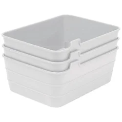 Starplast Flexi Rectangular White Bins
