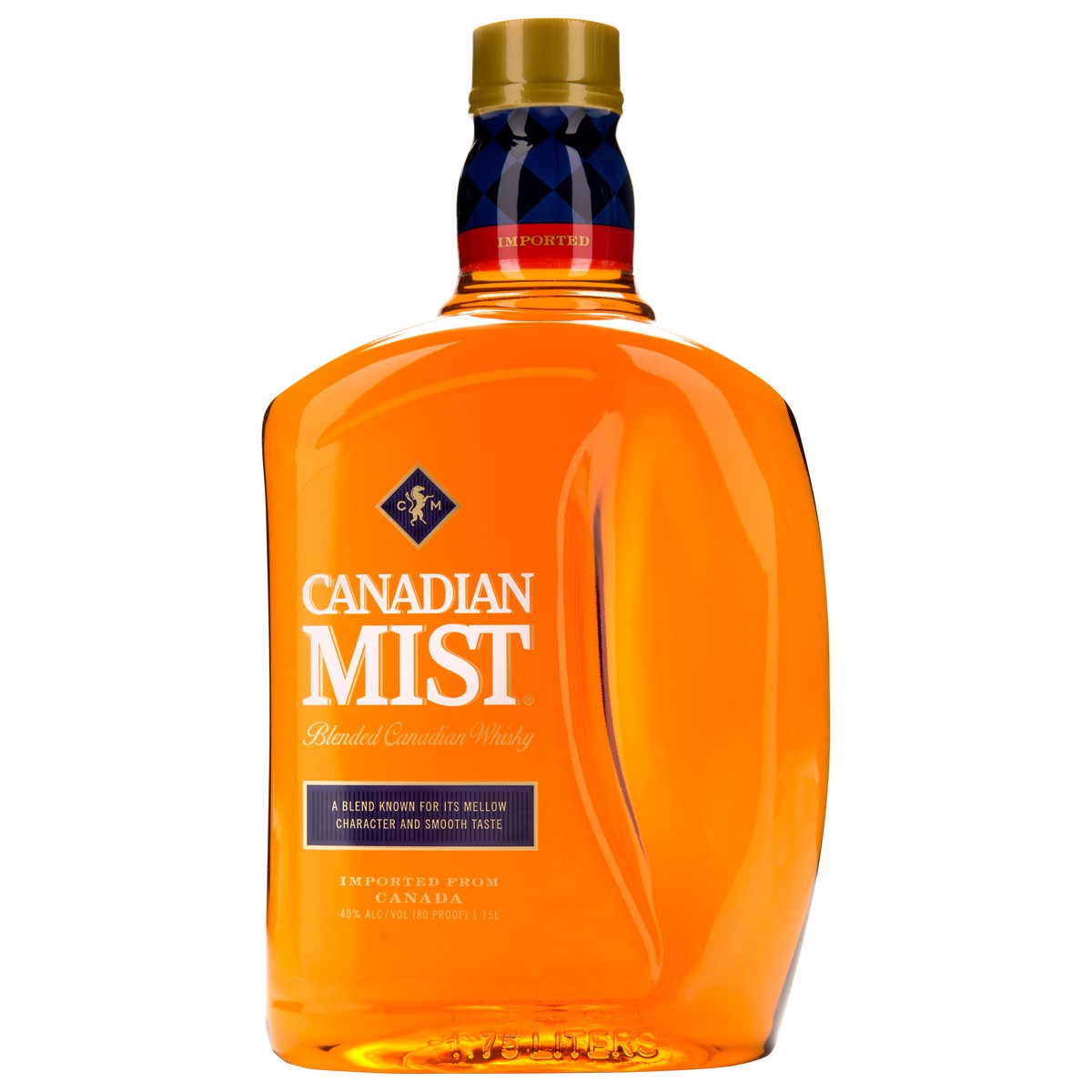 slide 1 of 3, Canadian Mist Blended Canadian Whisky, 1.75l Plastic Bottle 80 Proof, 1.75 liter