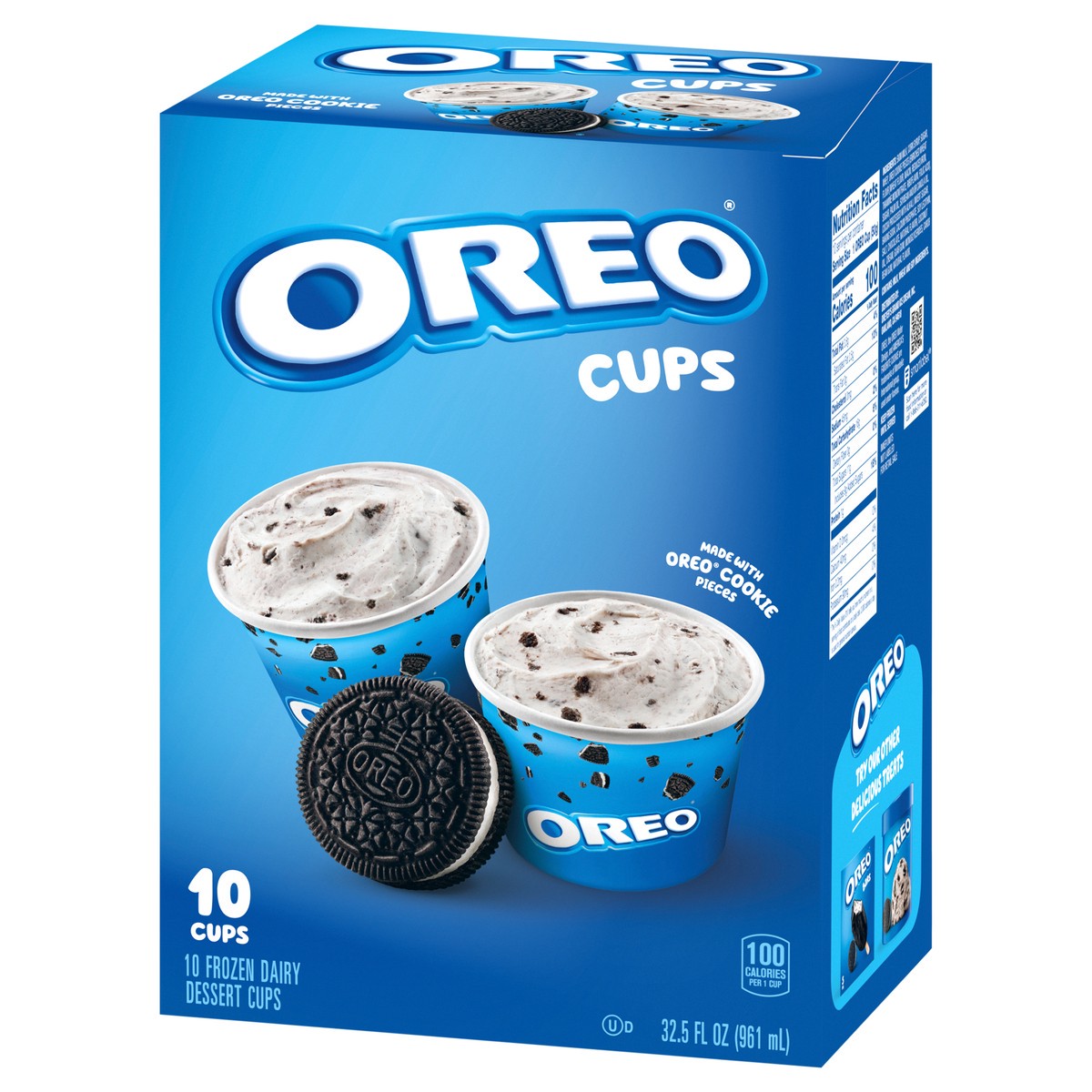 slide 8 of 9, OREO Frozen Dairy Dessert Cups, 10 Count, 32.5 oz, 10 ct