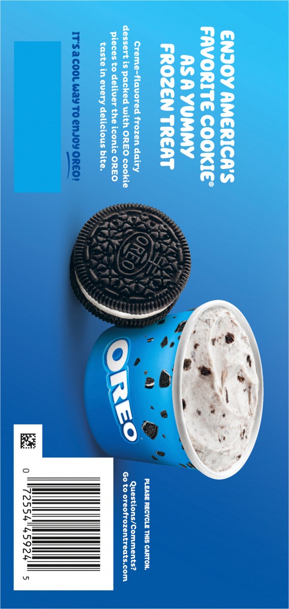 slide 3 of 9, OREO Frozen Dairy Dessert Cups, 10 Count, 32.5 oz, 10 ct
