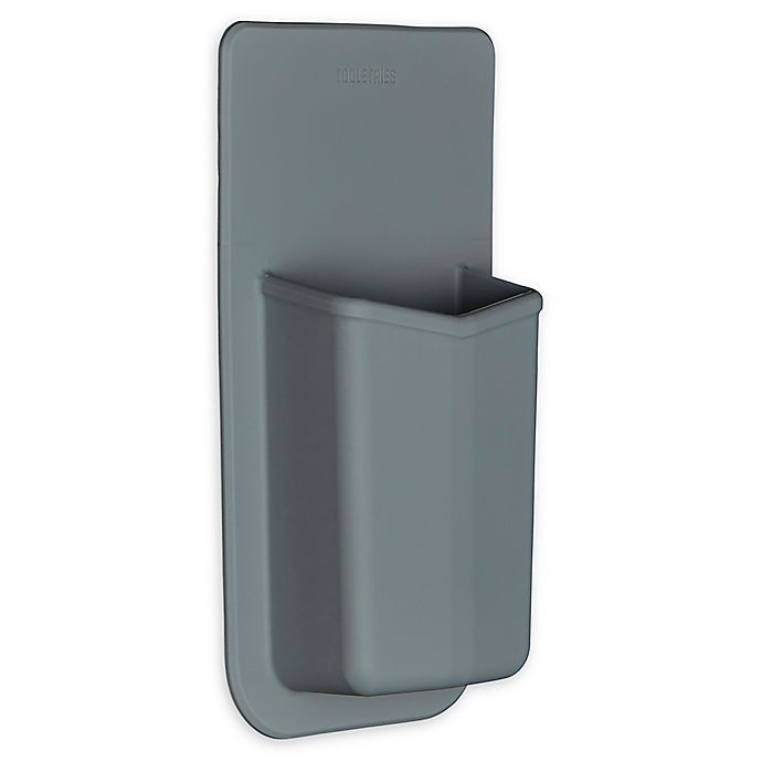 slide 1 of 4, Tooletries Henry Toothbrush Holder - Grey, 1 ct