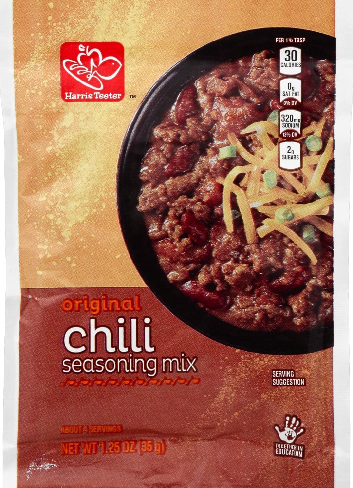 slide 1 of 1, Harris Teerter™ Original Chili Seasoning Mix, 1.25 oz