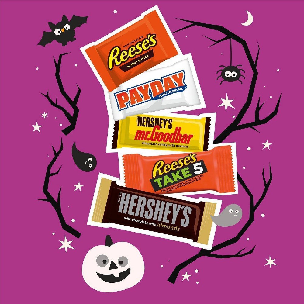 slide 4 of 6, Hershey's Nut Lovers Halloween, 55 ct; 29.7 oz