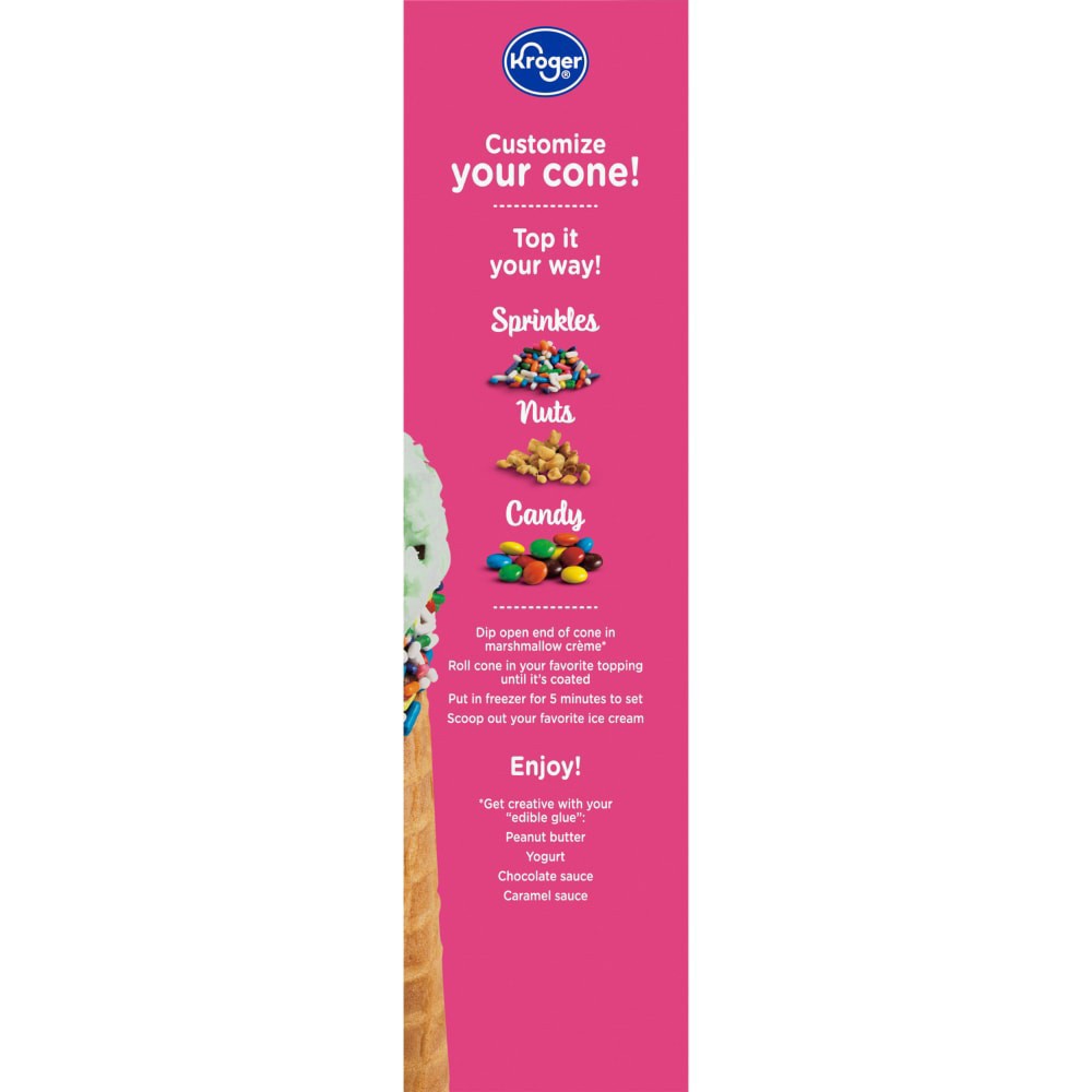 slide 5 of 6, Kroger Sugar Cones - 5 oz, 5 oz