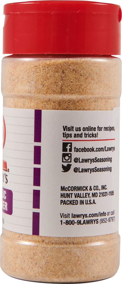 slide 5 of 9, Lawry's Garlic Powder, 3.12 oz, 3.12 oz
