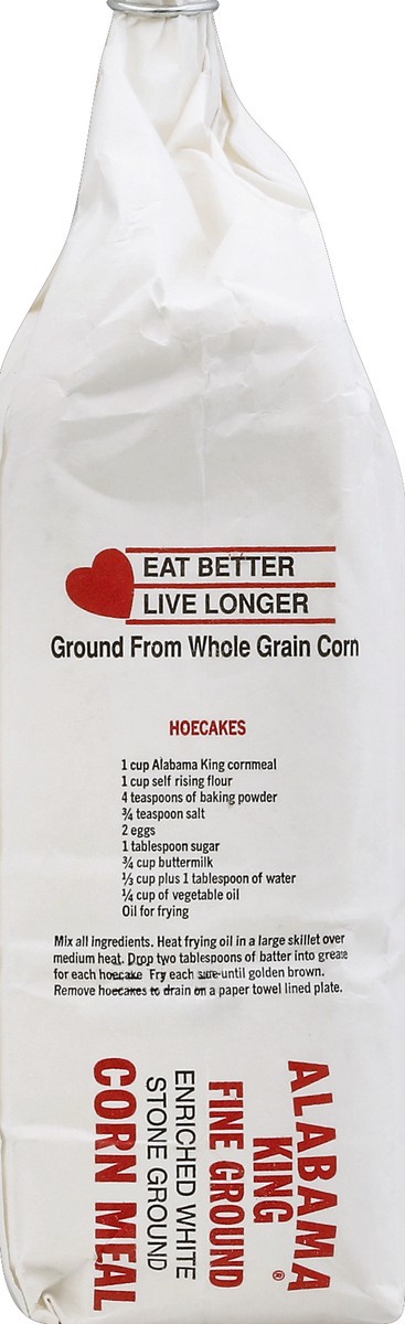 slide 2 of 5, Alabama Stone Ground Enriched White Fine Ground Corn Meal 24 oz, 24 oz