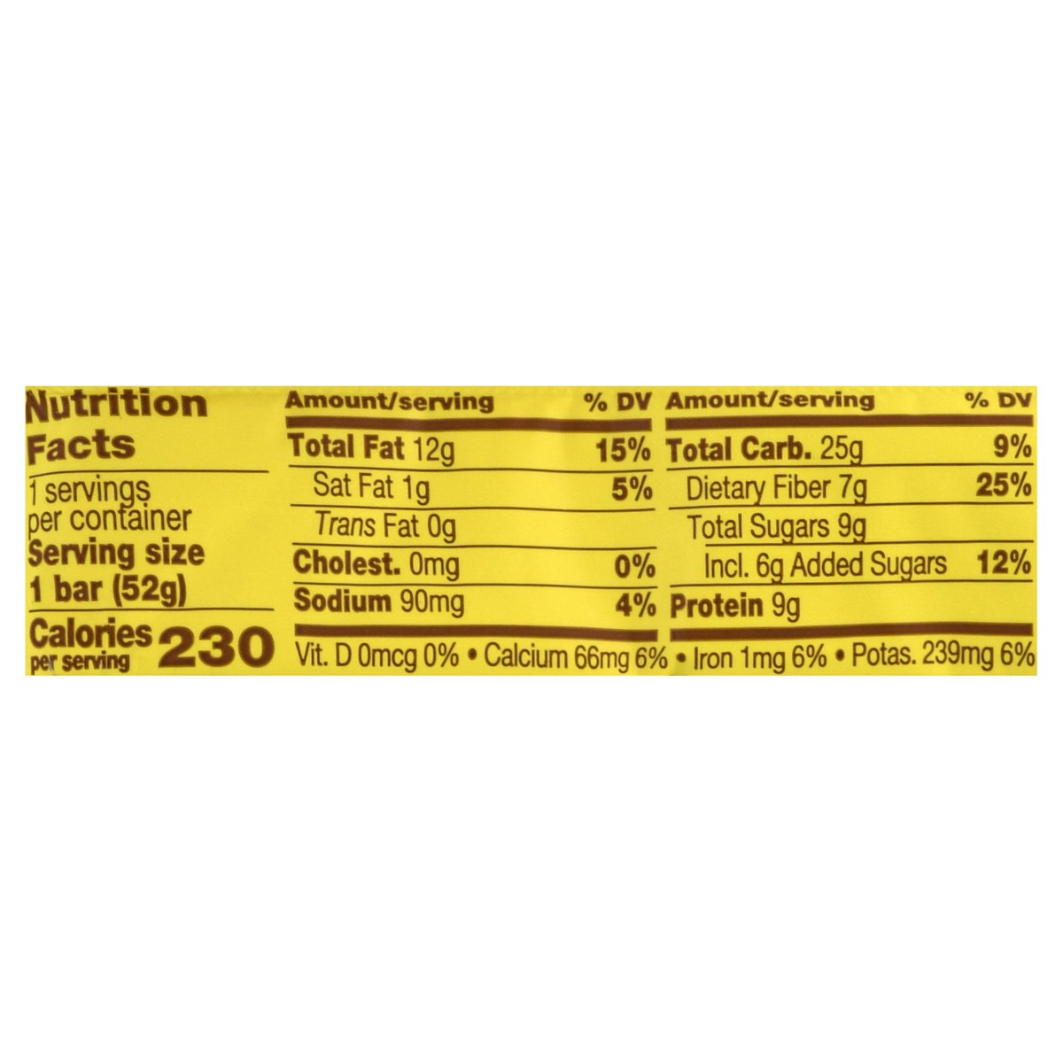 slide 7 of 12, Over Easy Banana Nut Breakfast Bar, 1.8 oz