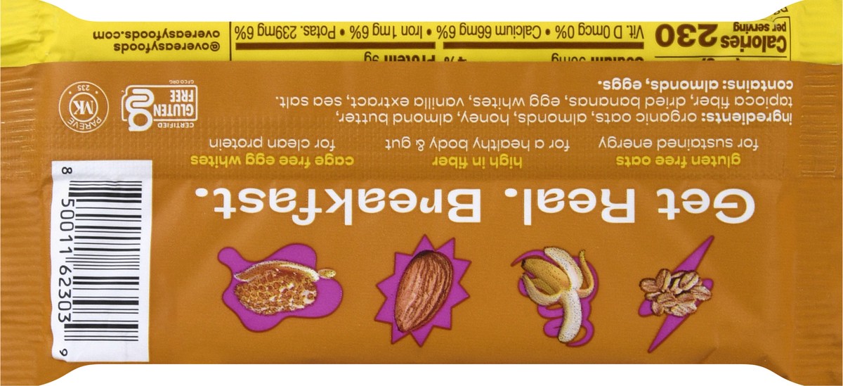 slide 3 of 12, Over Easy Banana Nut Breakfast Bar, 1.8 oz