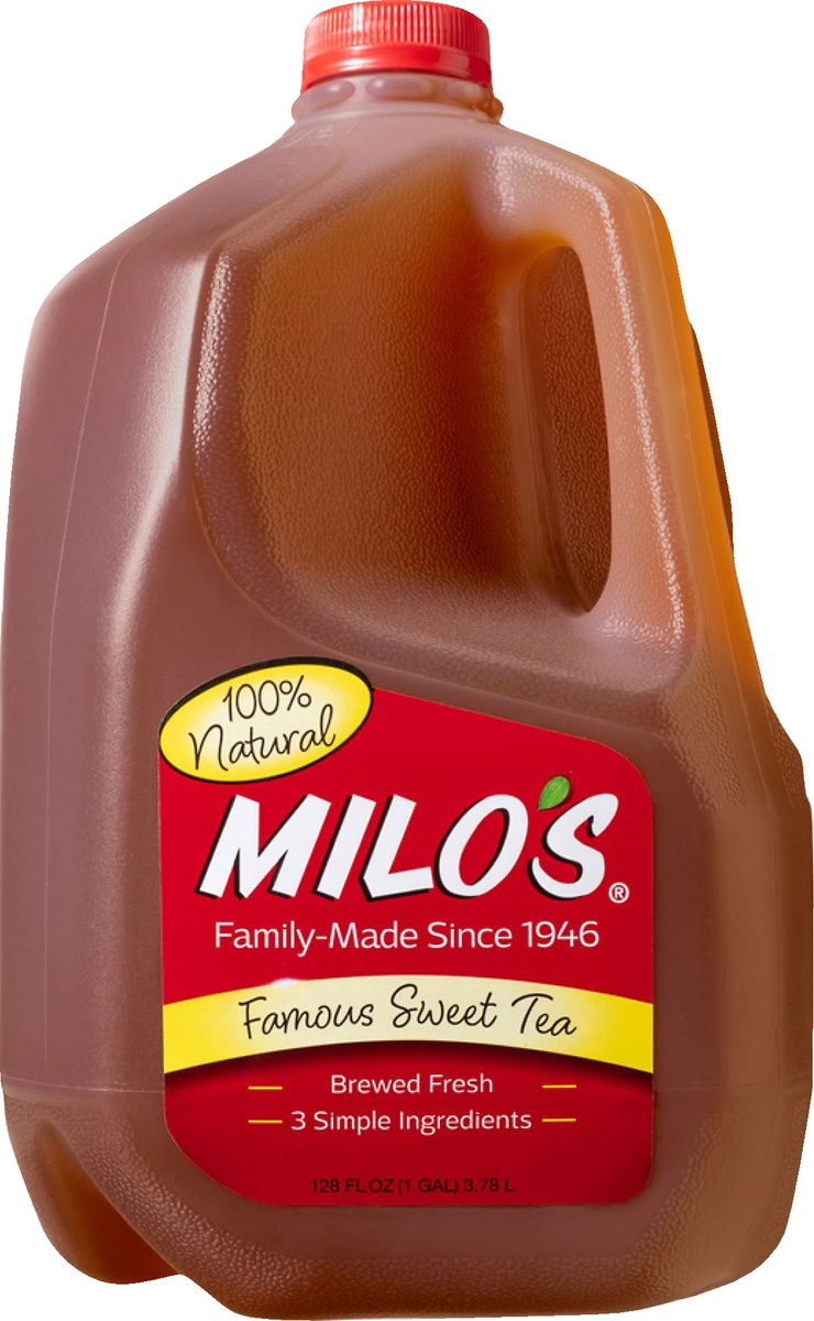 slide 5 of 7, Milo's Famous Sweet Tea, 128 oz