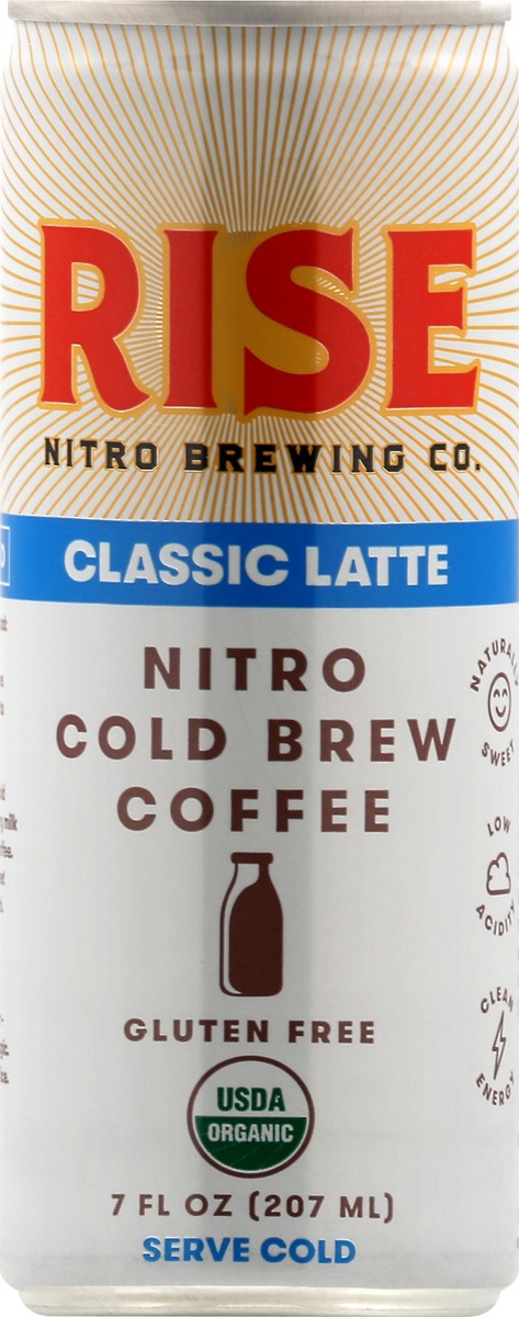 slide 2 of 12, RISE Brewing Co. Rise Brewing Nitro Cold Brew Classic Latte, 7 fl oz
