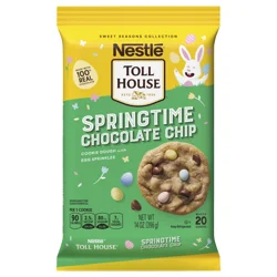 Nestle Toll House Springtime Chocolate Chip Cookie Dough with Egg Sprinkles, 20 Cookies